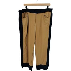 COS Wool Blend Colorblock Pants Size 44 (US 12-14) Elevated Parisian Tailored